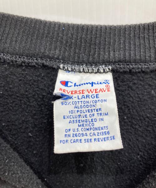 Champion（チャンピオン）Champion (チャンピオン) リバースウィーブスウェット ブラック サイズ:XLの古着・服飾アイテム
