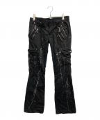 MIDASミダス）の古着「スタッズパンツ」｜ブラック