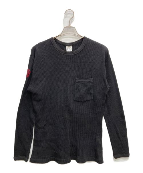 CHROME HEARTS（クロムハーツ）CHROME HEARTS (クロムハーツ) OLD Dagger Thermal L/S Tee ブラック サイズ:Mの古着・服飾アイテム