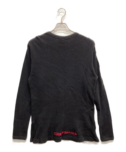CHROME HEARTS（クロムハーツ）CHROME HEARTS (クロムハーツ) OLD Dagger Thermal L/S Tee ブラック サイズ:Mの古着・服飾アイテム