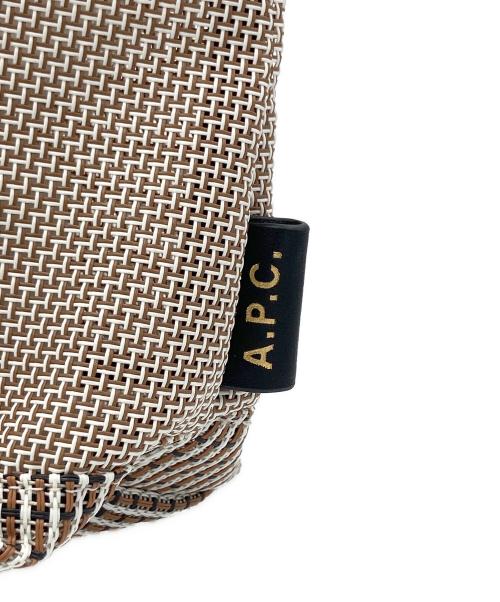 A.P.C.（アーペーセー）A.P.C. (アーペーセー) Navire トートバッグ ブラウンの古着・服飾アイテム