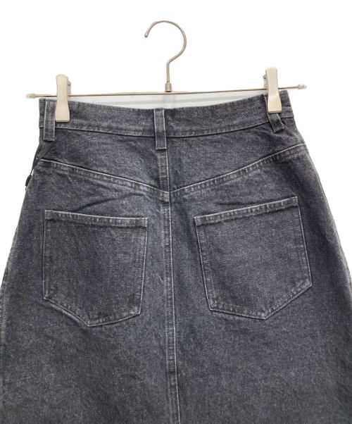 Ameri（アメリ）Ameri (アメリ) UND CUTWORK EMBROIDERY DENIM SKIRT ブラック サイズ:24の古着・服飾アイテム