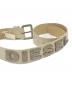 DIESEL (ディーゼル) レザーベルト アイボリー：6000円