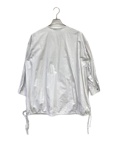 mizuiro-ind（ミズイロインド）mizuiro-ind (ミズイロインド) プルオーバーシャツワンピース ライトグレー サイズ:表示なしの古着・服飾アイテム