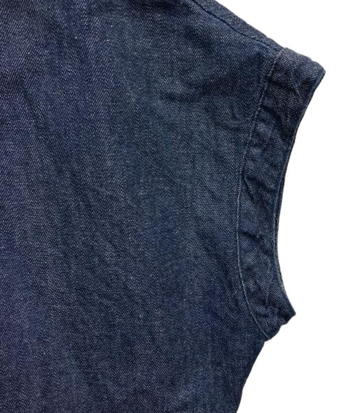 mizuiro-ind（ミズイロインド）mizuiro-ind (ミズイロインド) クルーネックショートプルオーバー インディゴ サイズ:表示なしの古着・服飾アイテム