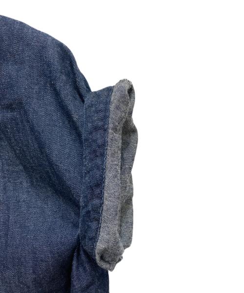 mizuiro-ind（ミズイロインド）mizuiro-ind (ミズイロインド) クルーネックショートプルオーバー インディゴ サイズ:表示なしの古着・服飾アイテム