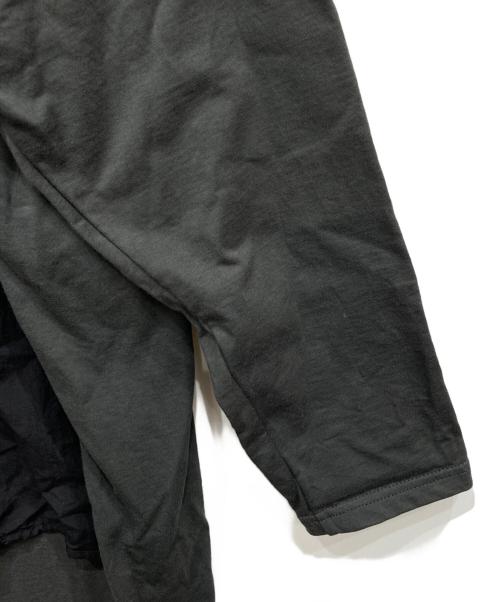 BEARDSLEY（ビアズリー）BEARDSLEY (ビアズリー) コットンナイロン切替カットソー グレー サイズ:FREEの古着・服飾アイテム