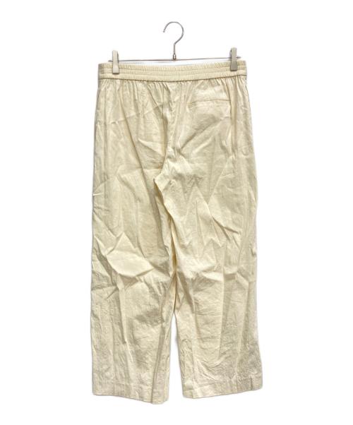 theory（セオリー）theory (セオリー) リネン混ワイドパンツ アイボリー サイズ:8の古着・服飾アイテム