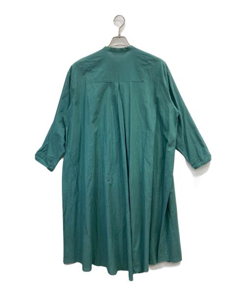 mizuiro-ind（ミズイロインド）mizuiro-ind (ミズイロインド) シャツワンピース グリーン サイズ:表示なしの古着・服飾アイテム