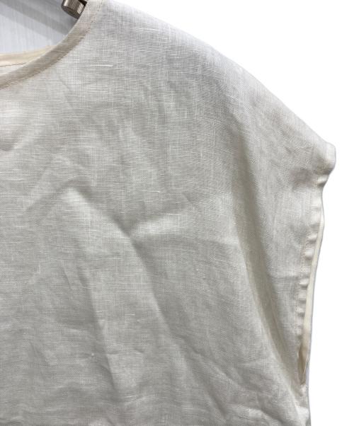 BEARDSLEY（ビアズリー）BEARDSLEY (ビアズリー) 裾レースブラウス ベージュ サイズ:FREEの古着・服飾アイテム