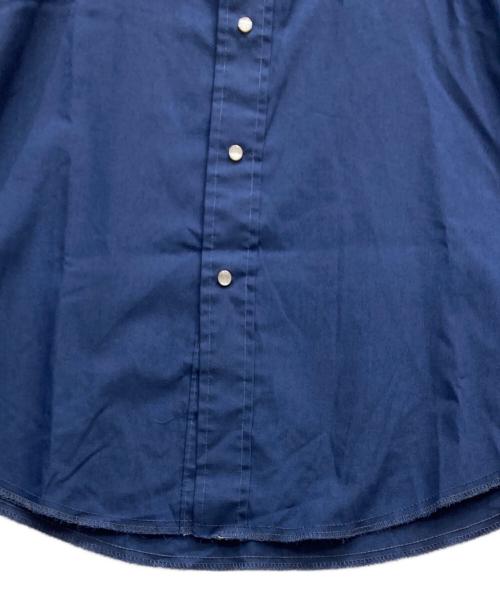 COWHAND（カウハンド）COWHAND (カウハンド) ウエスタンシャツ ブルー サイズ:Mの古着・服飾アイテム