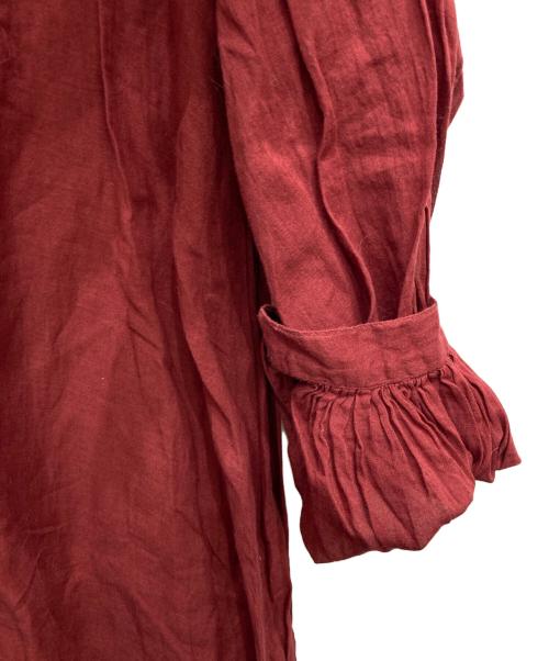 sara mallika（サラマリカ）sara mallika (サラマリカ) 切替ワンピース レッド サイズ:FREEの古着・服飾アイテム