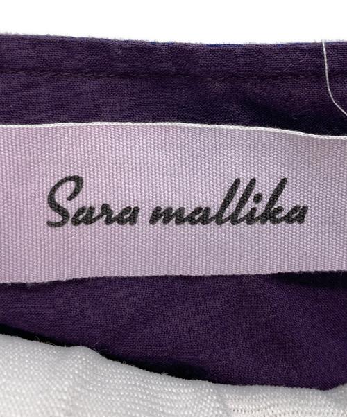 sara mallika（サラマリカ）sara mallika (サラマリカ) 総柄ワンピース パープル サイズ:FREEの古着・服飾アイテム