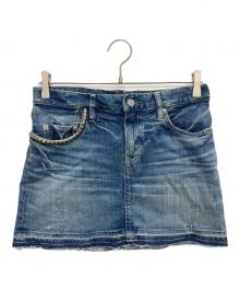 Hysteric Glamour（ヒステリックグラマー）の古着「スタッズデニムミニスカート」｜インディゴ