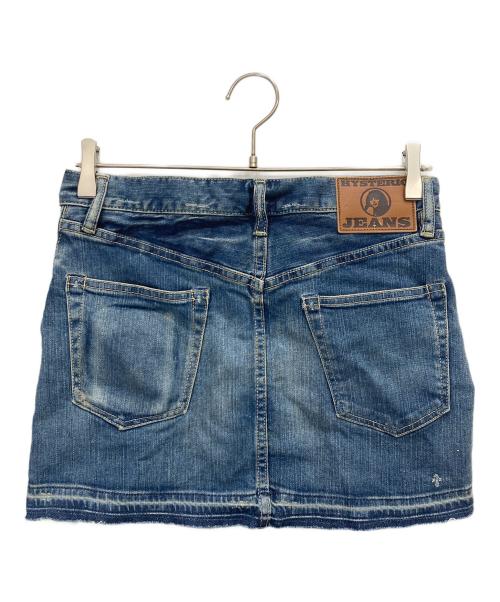 Hysteric Glamour（ヒステリックグラマー）Hysteric Glamour (ヒステリックグラマー) スタッズデニムミニスカート インディゴ サイズ:XSの古着・服飾アイテム