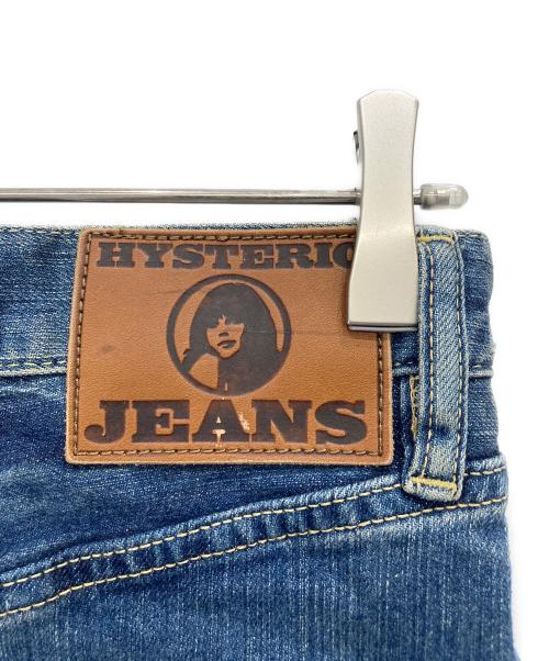 Hysteric Glamour（ヒステリックグラマー）Hysteric Glamour (ヒステリックグラマー) スタッズデニムミニスカート インディゴ サイズ:XSの古着・服飾アイテム