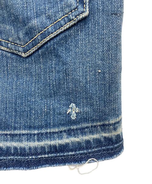 Hysteric Glamour（ヒステリックグラマー）Hysteric Glamour (ヒステリックグラマー) スタッズデニムミニスカート インディゴ サイズ:XSの古着・服飾アイテム