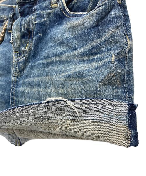 Hysteric Glamour（ヒステリックグラマー）Hysteric Glamour (ヒステリックグラマー) スタッズデニムミニスカート インディゴ サイズ:XSの古着・服飾アイテム