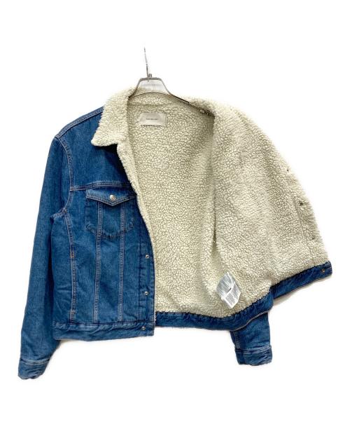 Calvin Klein Jeans（カルバンクラインジーンズ）Calvin Klein Jeans (カルバンクラインジーンズ) ボアランチジャケット インディゴ サイズ:Mの古着・服飾アイテム