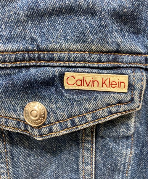 Calvin Klein Jeans（カルバンクラインジーンズ）Calvin Klein Jeans (カルバンクラインジーンズ) ボアランチジャケット インディゴ サイズ:Mの古着・服飾アイテム