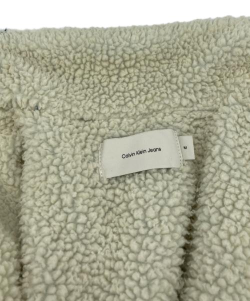 Calvin Klein Jeans（カルバンクラインジーンズ）Calvin Klein Jeans (カルバンクラインジーンズ) ボアランチジャケット インディゴ サイズ:Mの古着・服飾アイテム