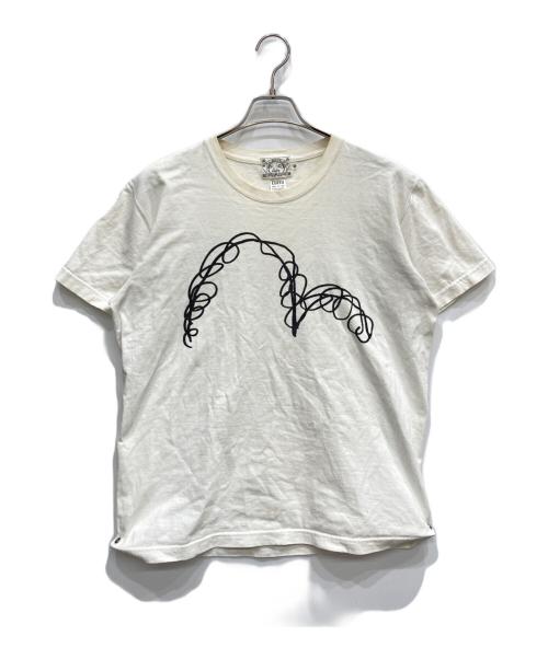 EVISU（エヴィス）EVISU (エヴィス) カモメプリントTシャツ ホワイト サイズ:42の古着・服飾アイテム