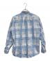 EVISU (エヴィス) カモメ刺繍チェックシャツ ブルー サイズ:40：8000円