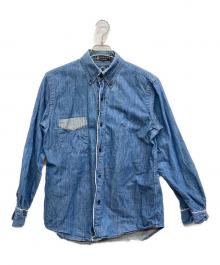 EVISU（エヴィス）の古着「カモメ刺繍シャツ」｜インディゴ