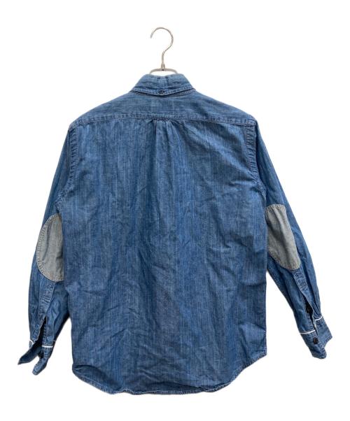 EVISU（エヴィス）EVISU (エヴィス) カモメ刺繍シャツ インディゴ サイズ:40の古着・服飾アイテム