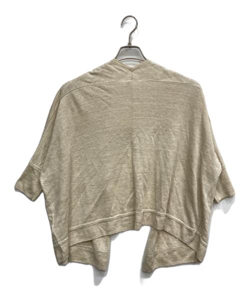 BEARDSLEY（ビアズリー）BEARDSLEY (ビアズリー) リネンカーディガン ベージュ サイズ:FREEの古着・服飾アイテム