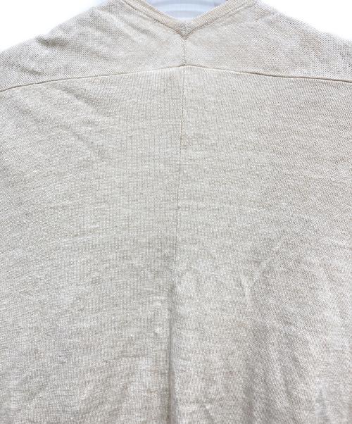 BEARDSLEY（ビアズリー）BEARDSLEY (ビアズリー) リネンカーディガン ベージュ サイズ:FREEの古着・服飾アイテム
