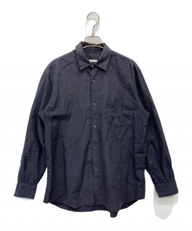中古・古着通販】COMOLI (コモリ) 長袖シャツ ネイビー サイズ:S