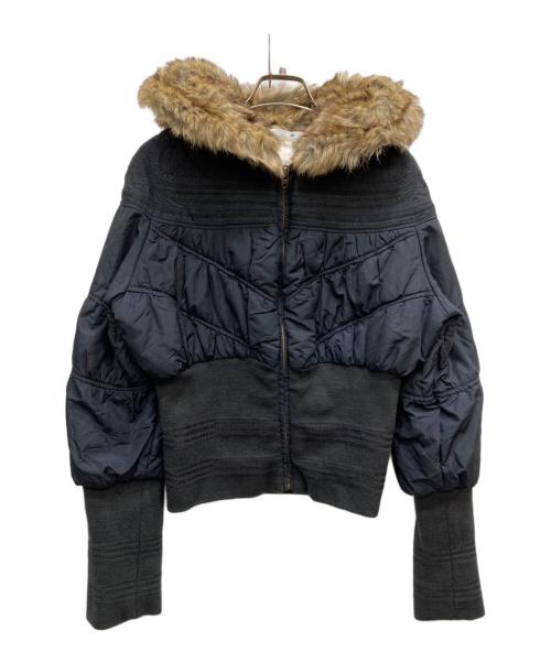DIESEL（ディーゼル）DIESEL (ディーゼル) ショート丈ブルゾン ブラック サイズ:Sの古着・服飾アイテム