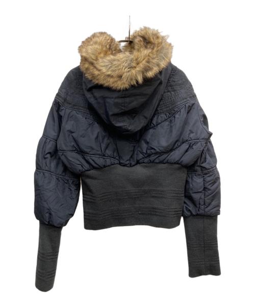 DIESEL（ディーゼル）DIESEL (ディーゼル) ショート丈ブルゾン ブラック サイズ:Sの古着・服飾アイテム