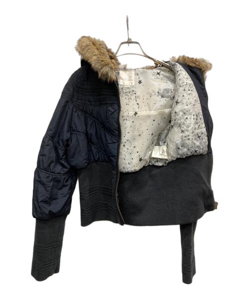 DIESEL（ディーゼル）DIESEL (ディーゼル) ショート丈ブルゾン ブラック サイズ:Sの古着・服飾アイテム
