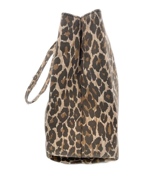 DOLCE & GABBANA More（ドルチェ＆ガッバーナ）DOLCE & GABBANA More (ドルチェ＆ガッバーナ) レオパードトートバッグ ブラウンの古着・服飾アイテム