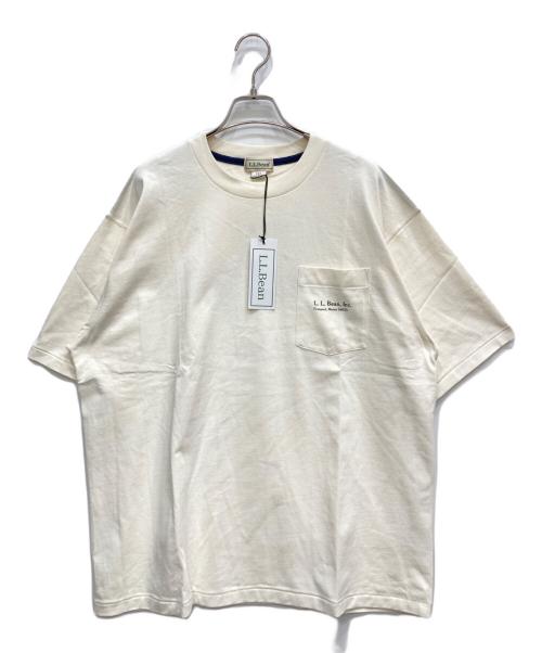 L.L.Bean（エルエルビーン）L.L.Bean (エルエルビーン) Tシャツ アイボリー サイズ:Ⅼ 未使用品の古着・服飾アイテム