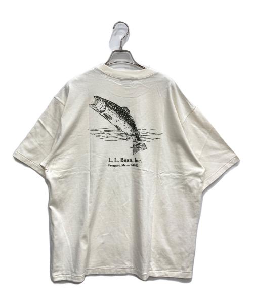 L.L.Bean（エルエルビーン）L.L.Bean (エルエルビーン) Tシャツ アイボリー サイズ:Ⅼ 未使用品の古着・服飾アイテム