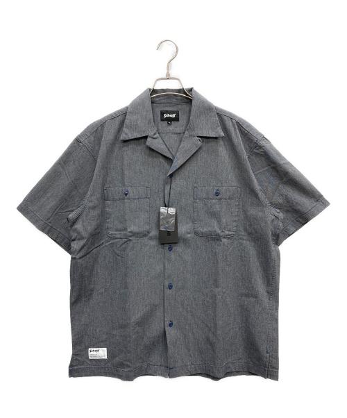 Schott（ショット）Schott (ショット) コットンコバートオープンカラーワークシャツ グレー サイズ:XL 未使用品の古着・服飾アイテム