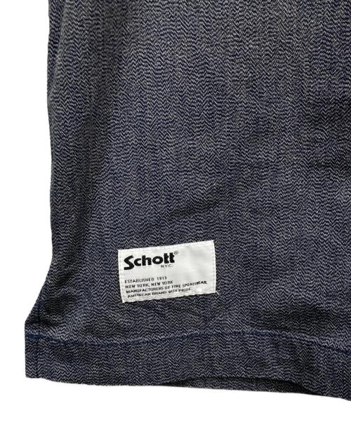 Schott（ショット）Schott (ショット) コットンコバートオープンカラーワークシャツ グレー サイズ:XL 未使用品の古着・服飾アイテム