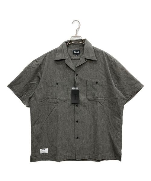 Schott（ショット）Schott (ショット) コットンコバートオープンカラーワークシャツ グレー サイズ:XL 未使用品の古着・服飾アイテム