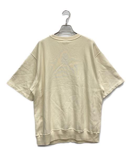 Champion（チャンピオン）Champion (チャンピオン) ハーフスリーブスウェット アイボリー サイズ:Ⅼ 未使用品の古着・服飾アイテム