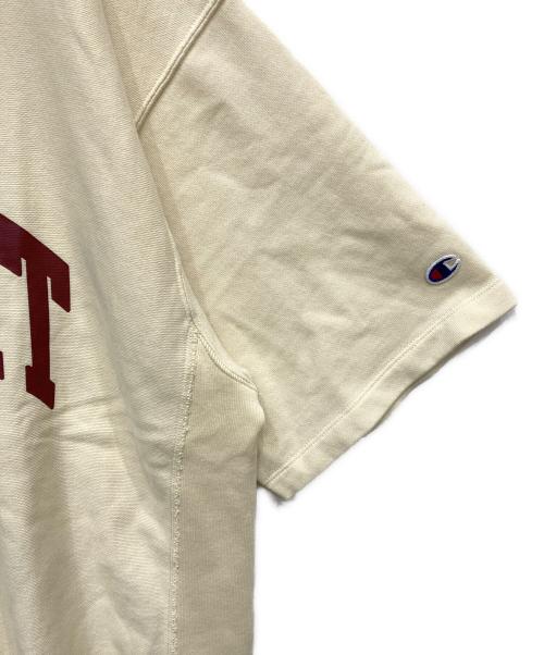 Champion（チャンピオン）Champion (チャンピオン) ハーフスリーブスウェット アイボリー サイズ:Ⅼ 未使用品の古着・服飾アイテム