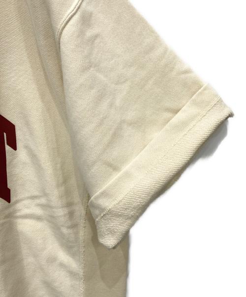 Champion（チャンピオン）Champion (チャンピオン) ハーフスリーブスウェット アイボリー サイズ:Ⅼ 未使用品の古着・服飾アイテム