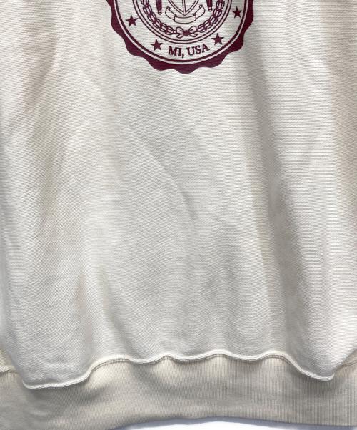 Champion（チャンピオン）Champion (チャンピオン) ハーフスリーブスウェット アイボリー サイズ:Ⅼ 未使用品の古着・服飾アイテム