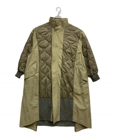 「etsinta/エシンタ」切替マキシミリタリーコート　中古 中古・古着通販】etsinta (エシンタ) 切替マキシミリタリーコート