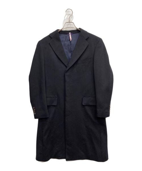 Paul Smith COLLECTION（ポールスミス コレクション）Paul Smith COLLECTION (ポールスミス コレクション) カシミヤブレンドウールコート ネイビー サイズ:Ⅼの古着・服飾アイテム