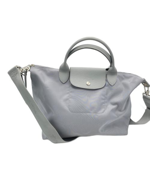 LONGCHAMP（ロンシャン）LONGCHAMP (ロンシャン) 2WAYバッグ ブルーの古着・服飾アイテム