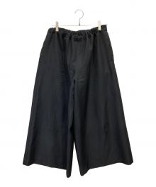 COMME des GARCONS（コムデギャルソン）の古着「ワイドパンツ」｜ブラック