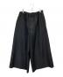 COMME des GARCONS（コムデギャルソン）の古着「ワイドパンツ」｜ブラック